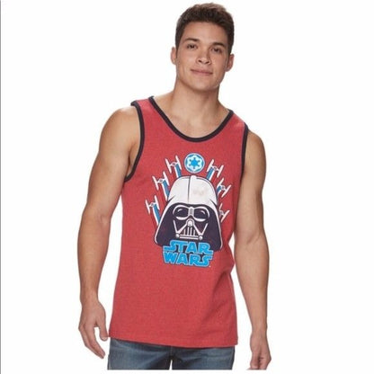 Star Wars Force of July Tank Top Red Men's