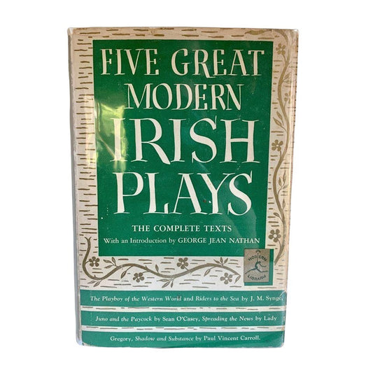 1941 Modern Library Five Great Modern Irish Plays Book