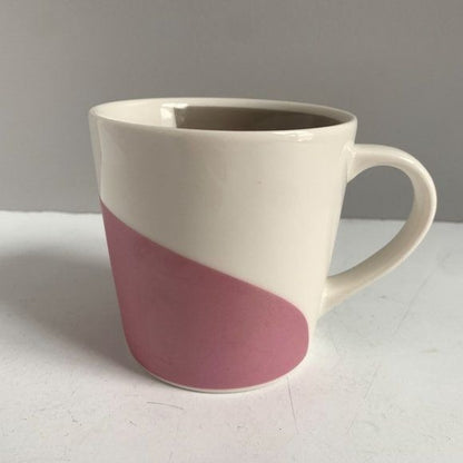 Starbucks 2005 Pink Gray Swirl Coffee Mug