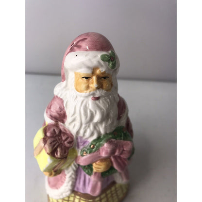 Vintage Gift Collection Ceramic Santa Bell w/Original Box