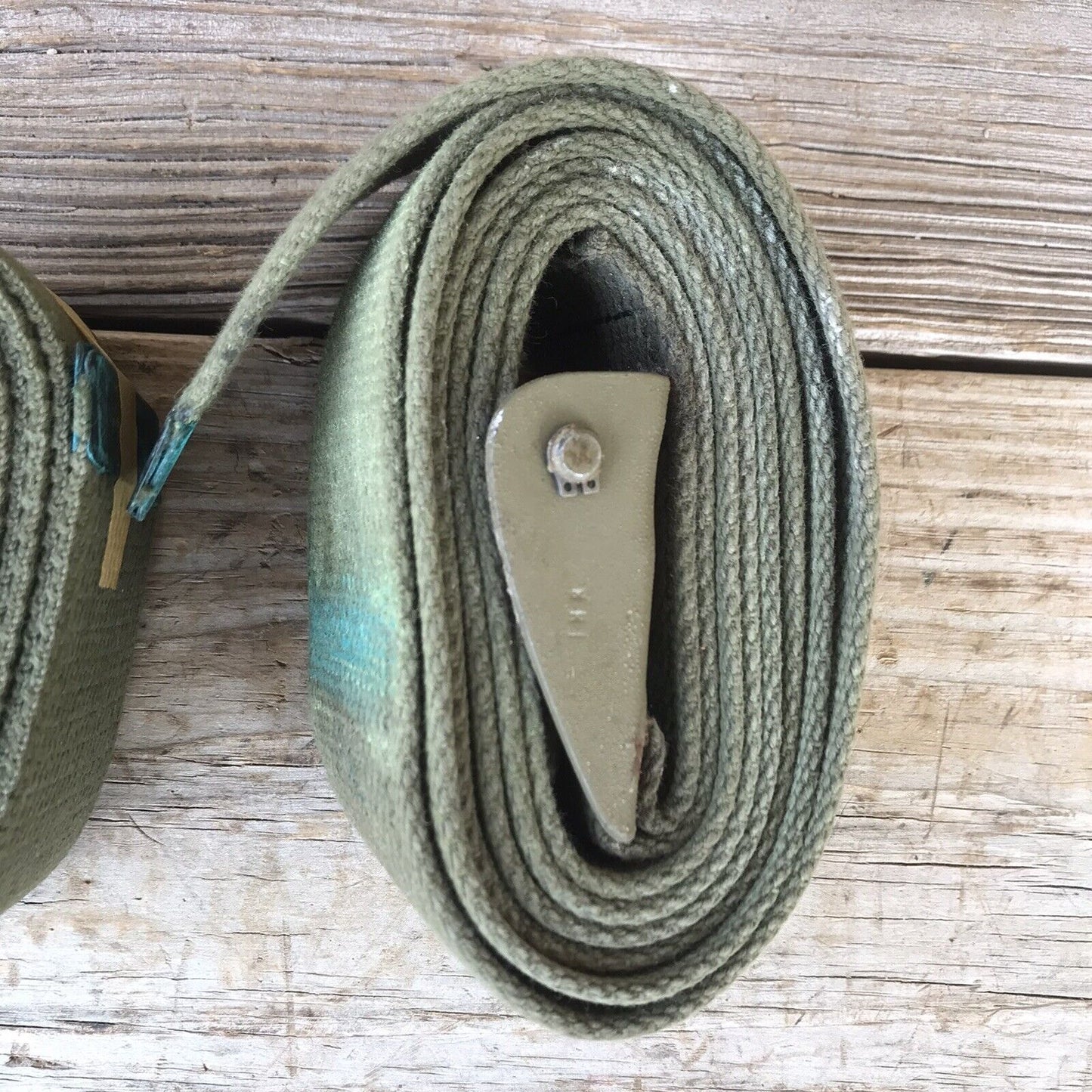 Lot Of 4 Military Straps Cargo Lifting OD Green