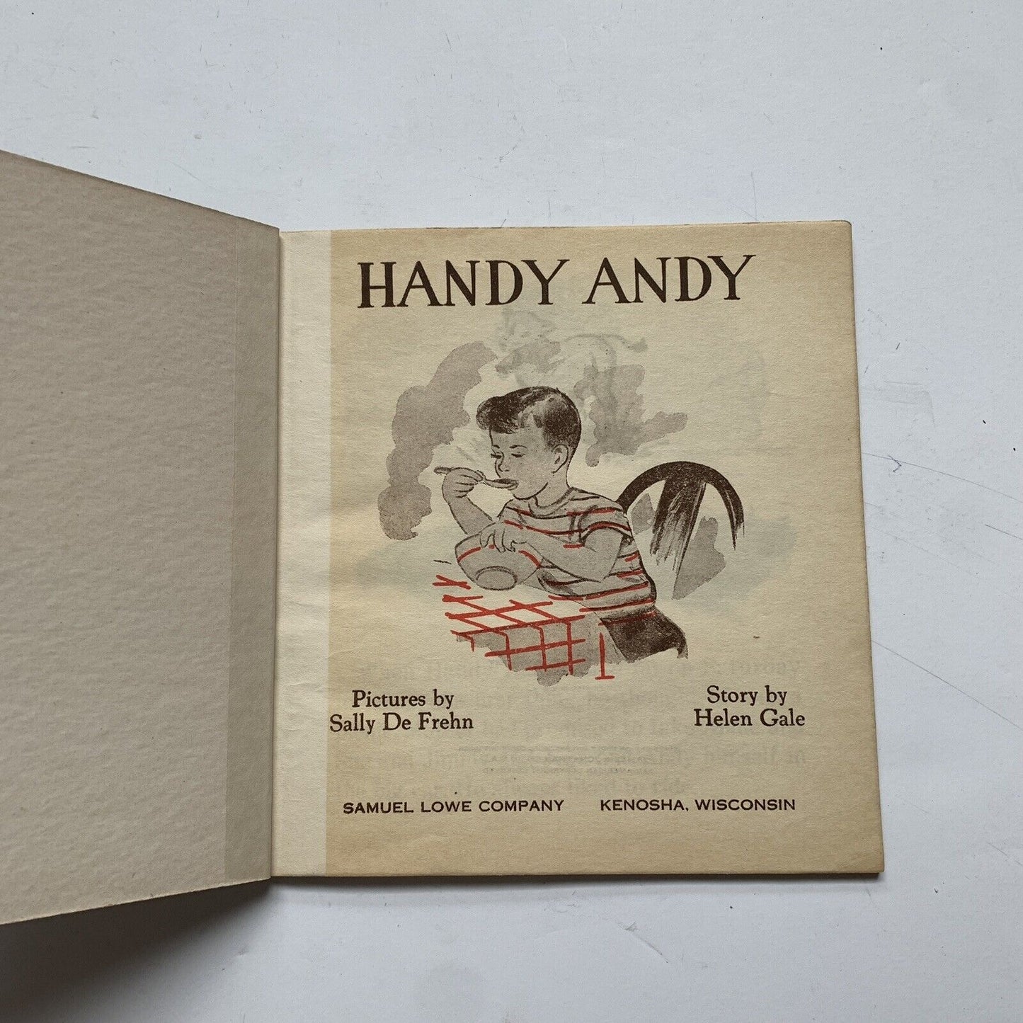 1946 Vintage Handy Andy By Helen Gale A Brownie Book Children's