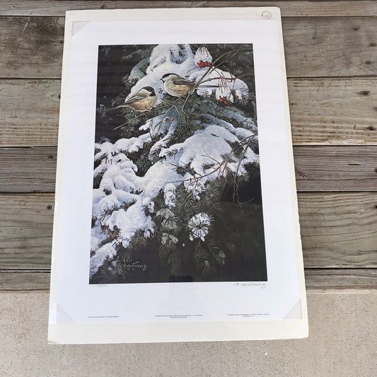 Signed, Limited Edition Print: Winter In My Backyard by Alan Sakhavarz SEALED!