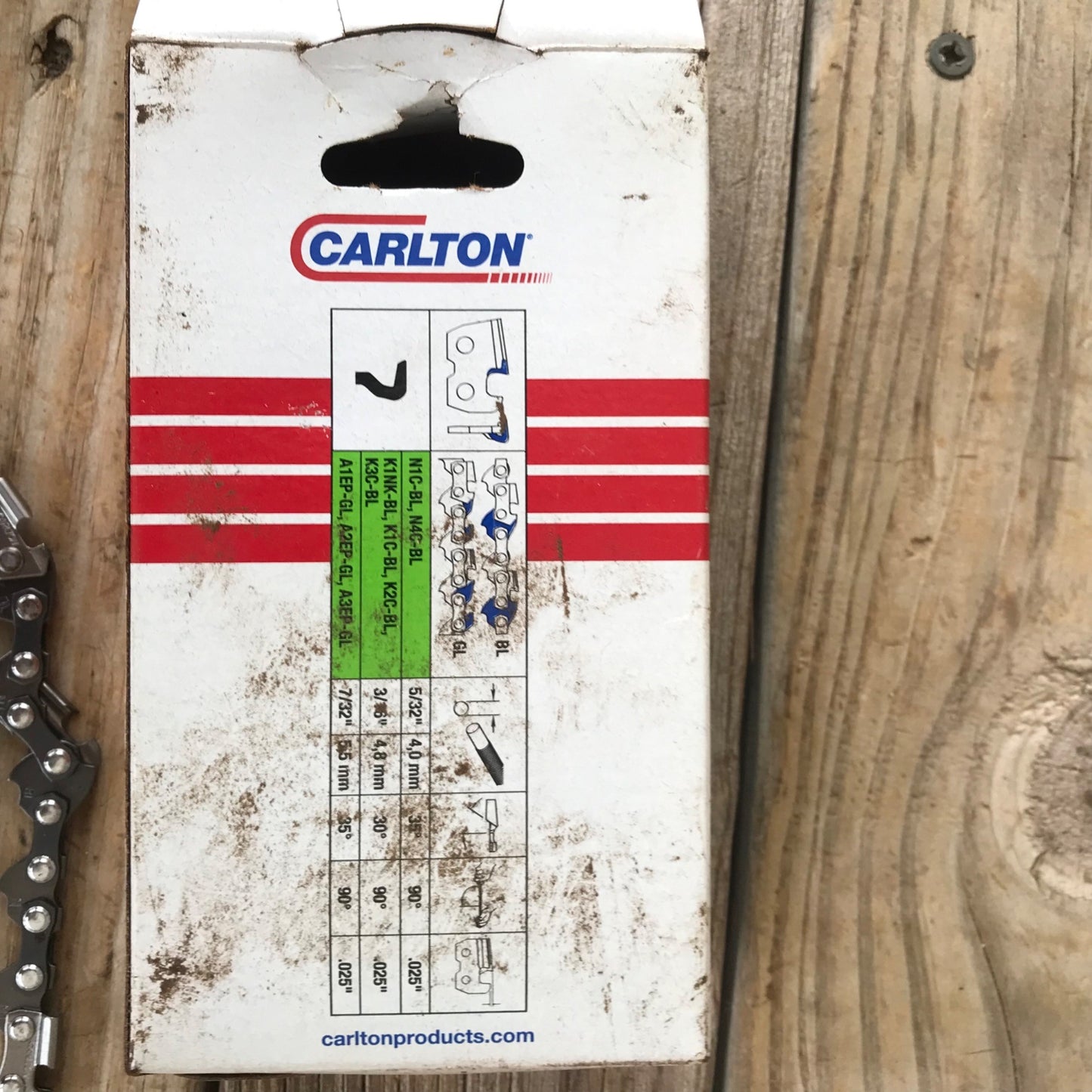 Carlton N1C -BL-045G 16" Chainsaw Chain 3/8LP .050" NEW Made in USA