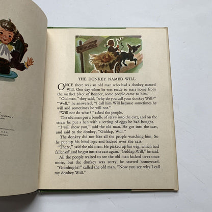 1948 Vintage The Donkey Named Will and other Stories by Edith Lowe Hardcover DJ