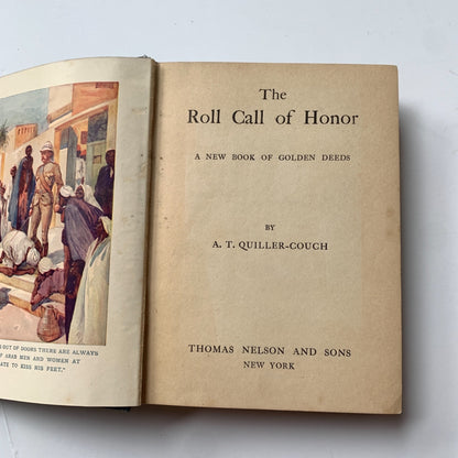 The Roll Call of Honor by Arthur Quiller-Couch Hardcover Vintage