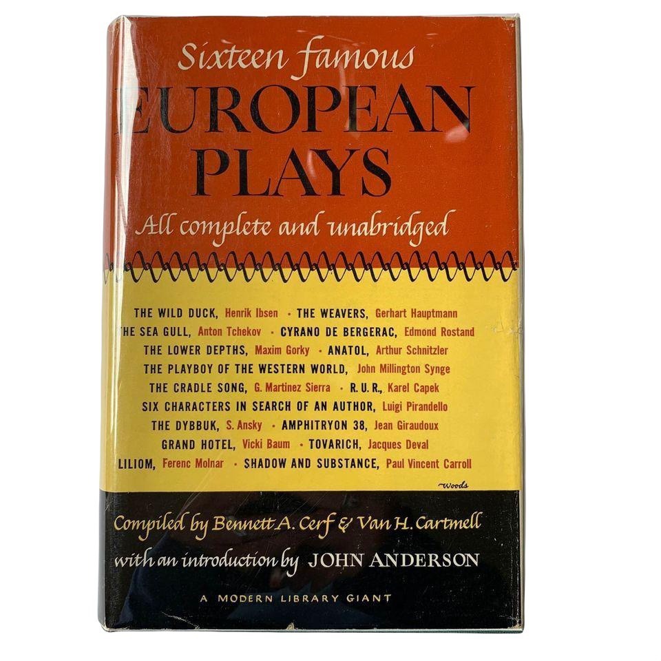 Sixteen Famous European Plays Modern Library Book