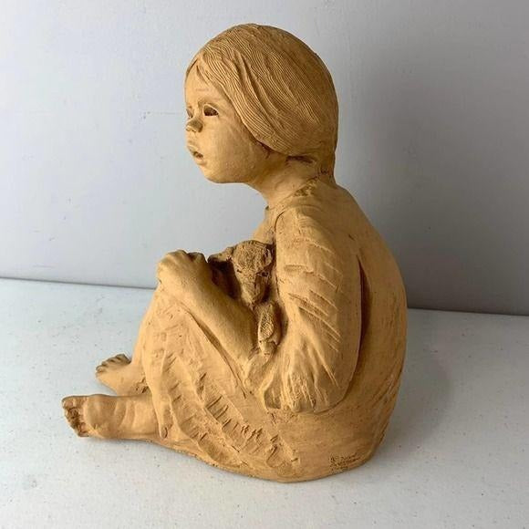 Dave Grossman Girl with Lamb Carving
