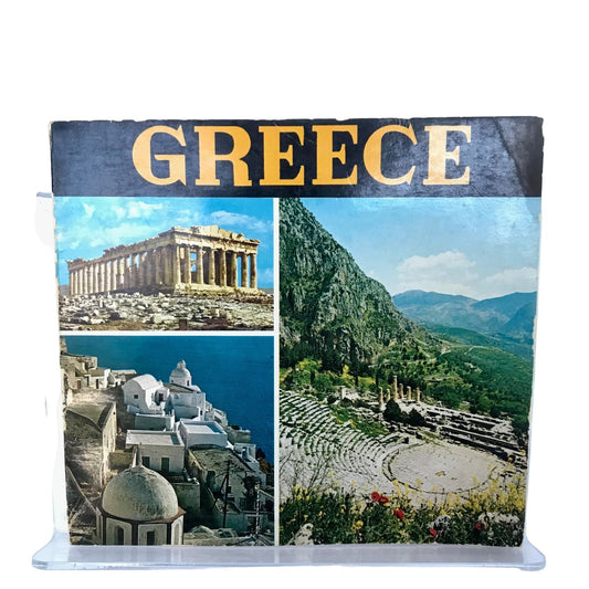 Vintage GREECE IN COLOUR Book Small Travel Book