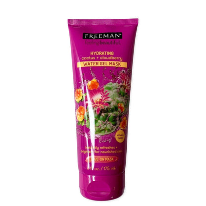 NEW Freeman Hydrating Cactus + Cloudberry Water Gel Mask Leave-On 6 oz 175 ml