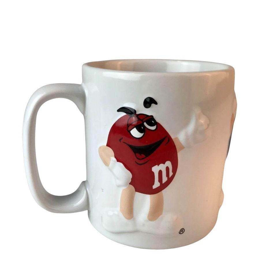 M&M’s Embossed White Coffee Mug