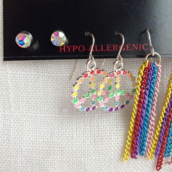 Urbanology NEW Peace Multi-Colored Earring…