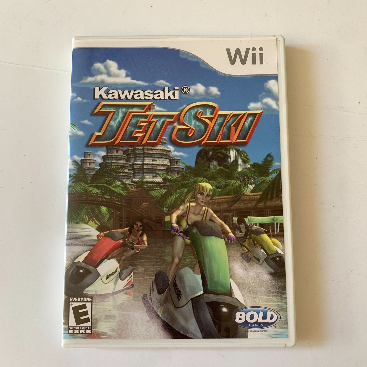 Nintendo Wii Kawasaki Jet Ski Game Disc & Case