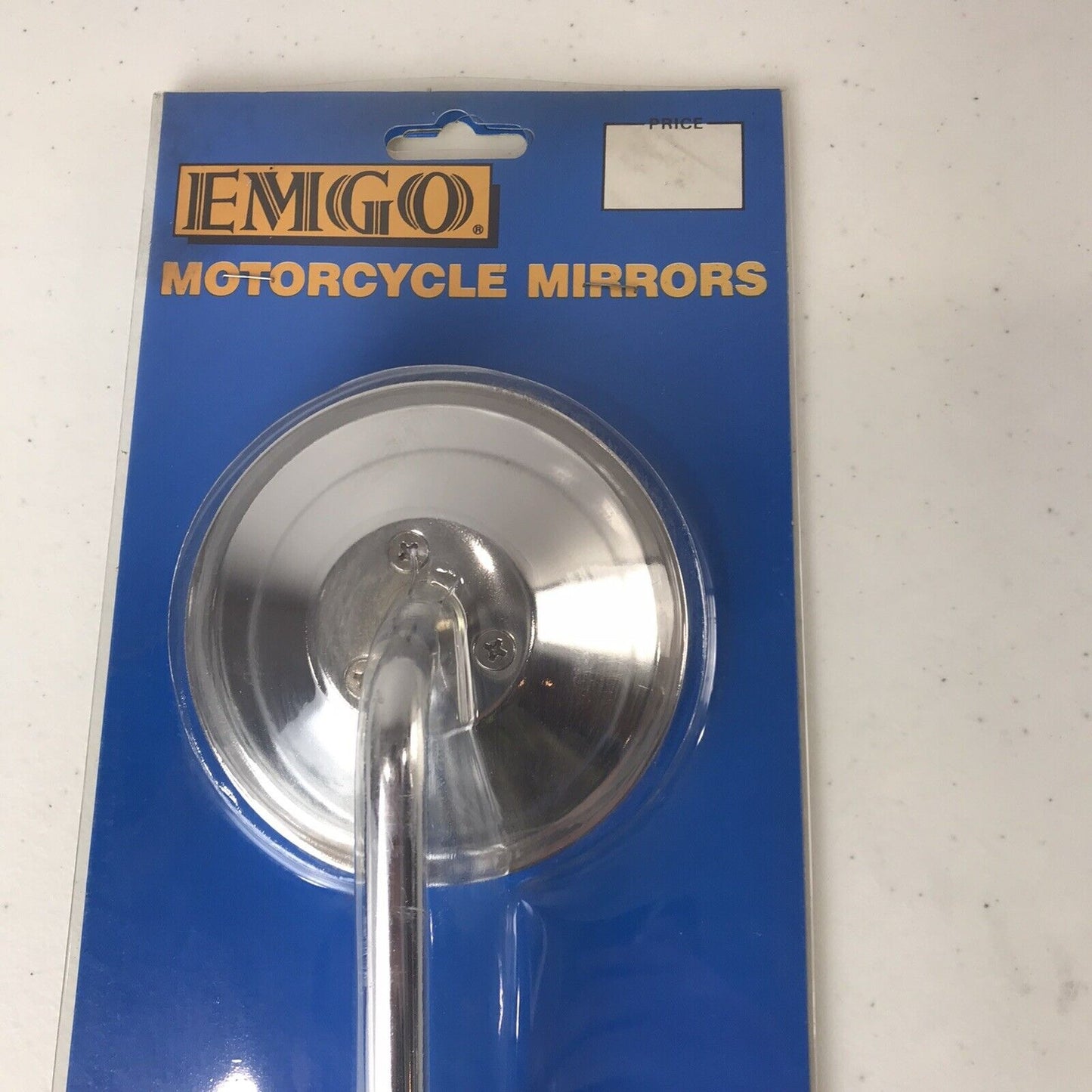 Emgo Motorcycle Mirror 8 Inch Stem w/ 3 Way Clamp-On Part No. 20-06808