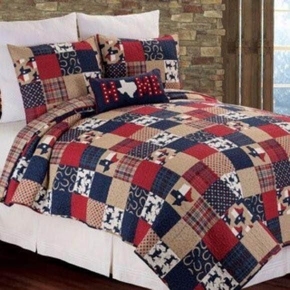 NEW C and F Home Texas Quilt Full/Queen
