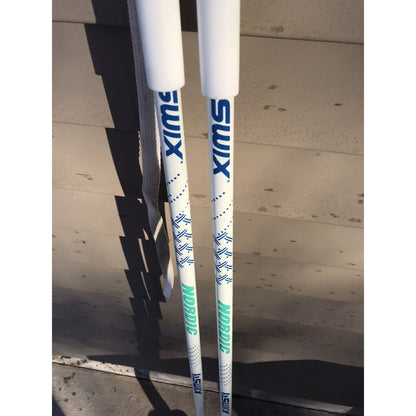 Vintage Swix  Sport Nordic Ski Poles Cross Country Skiing 120 cm White