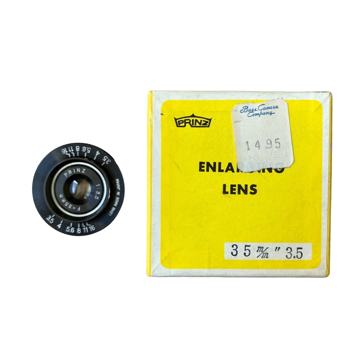Prinz Enlarging Lens 115-56 35mm 3.5 In box