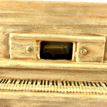 Vintage Ceramic Musical Piano Upright