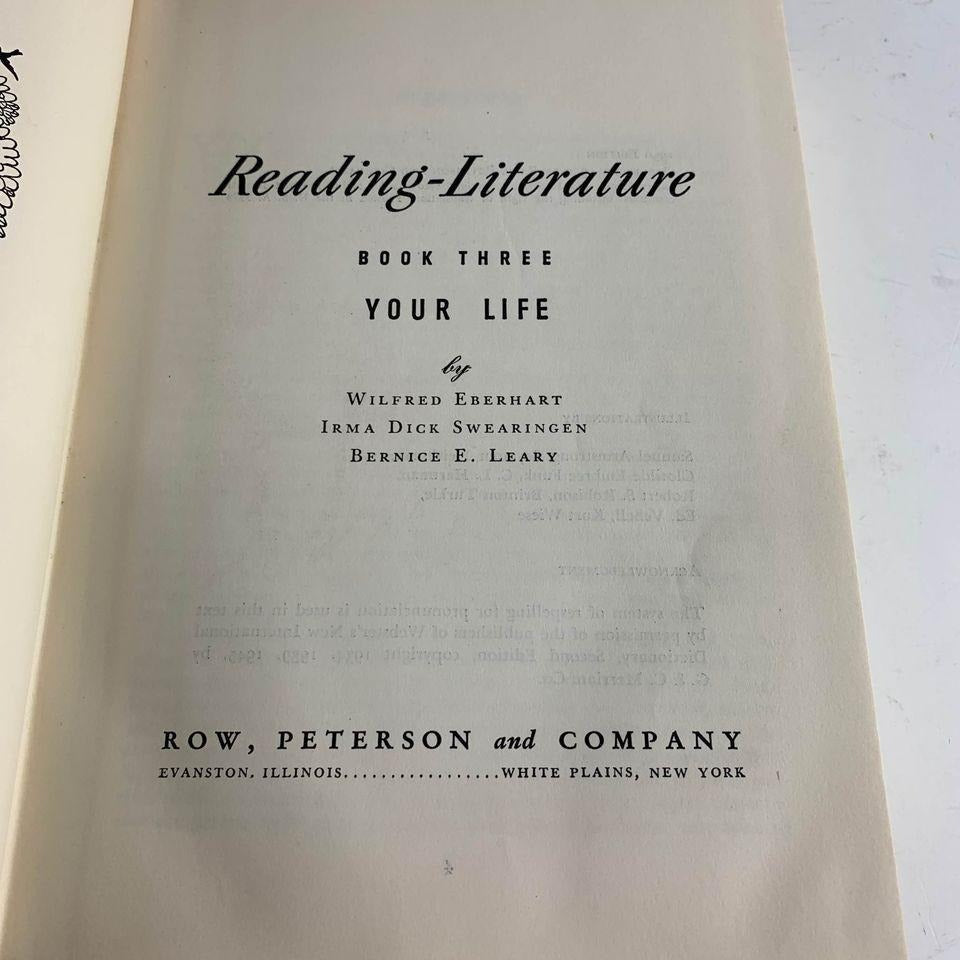 1950 Reading-Literature Book Three Your Life Book