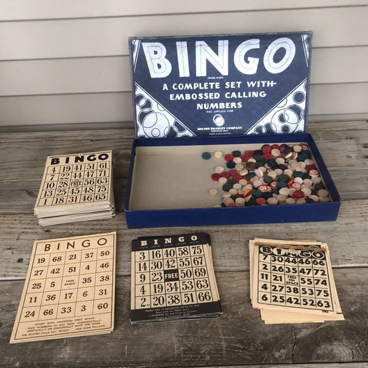 Vintage Milton Bradley Bingo Game #4148