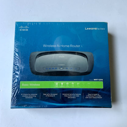 NEW Cisco Linksys Wireless-N Home Router WRT120N