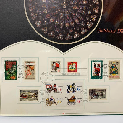 Fleetwood Christmas 1978 Heritage of American Christmas Stamps Collection