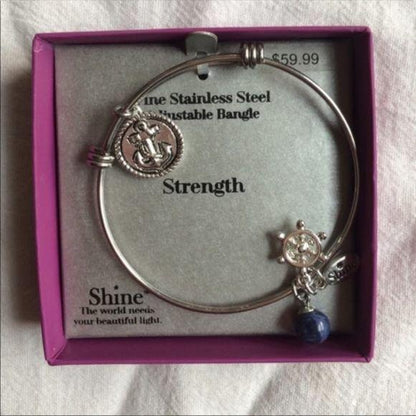 New Strength Stainless Steel Adjustable Bangle