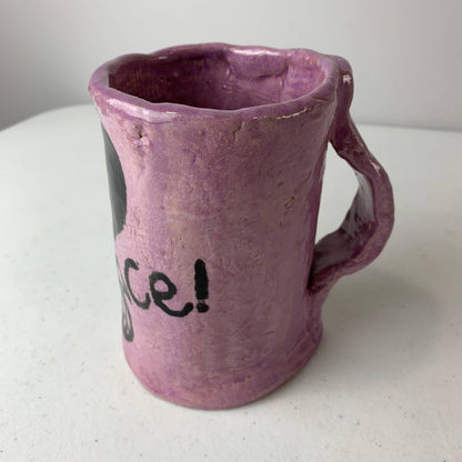 Vintage PEACE Ceramic Coffee Mug