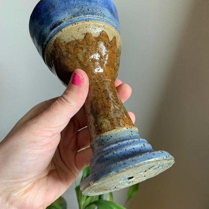 Vintage Ceramic Handmade Goblet