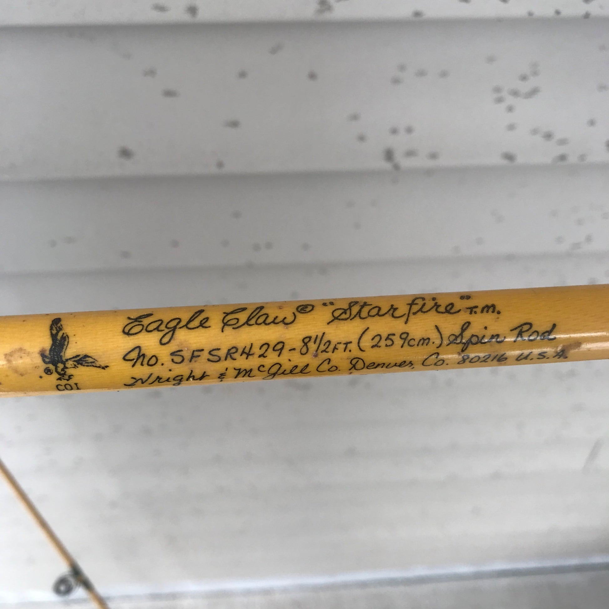 eagle claw star fire fishing pole Vintage Starfire 8.5' Spin Rod Sunrise Pickers Claw Starfire Vintage Eagle Claw