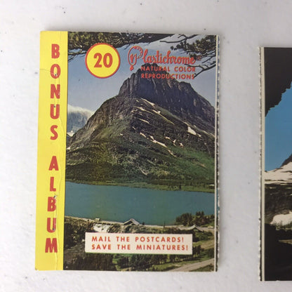 Lot 20 Vintage Postcard Miniatures “Mail The Postcard, Save The Miniatures”