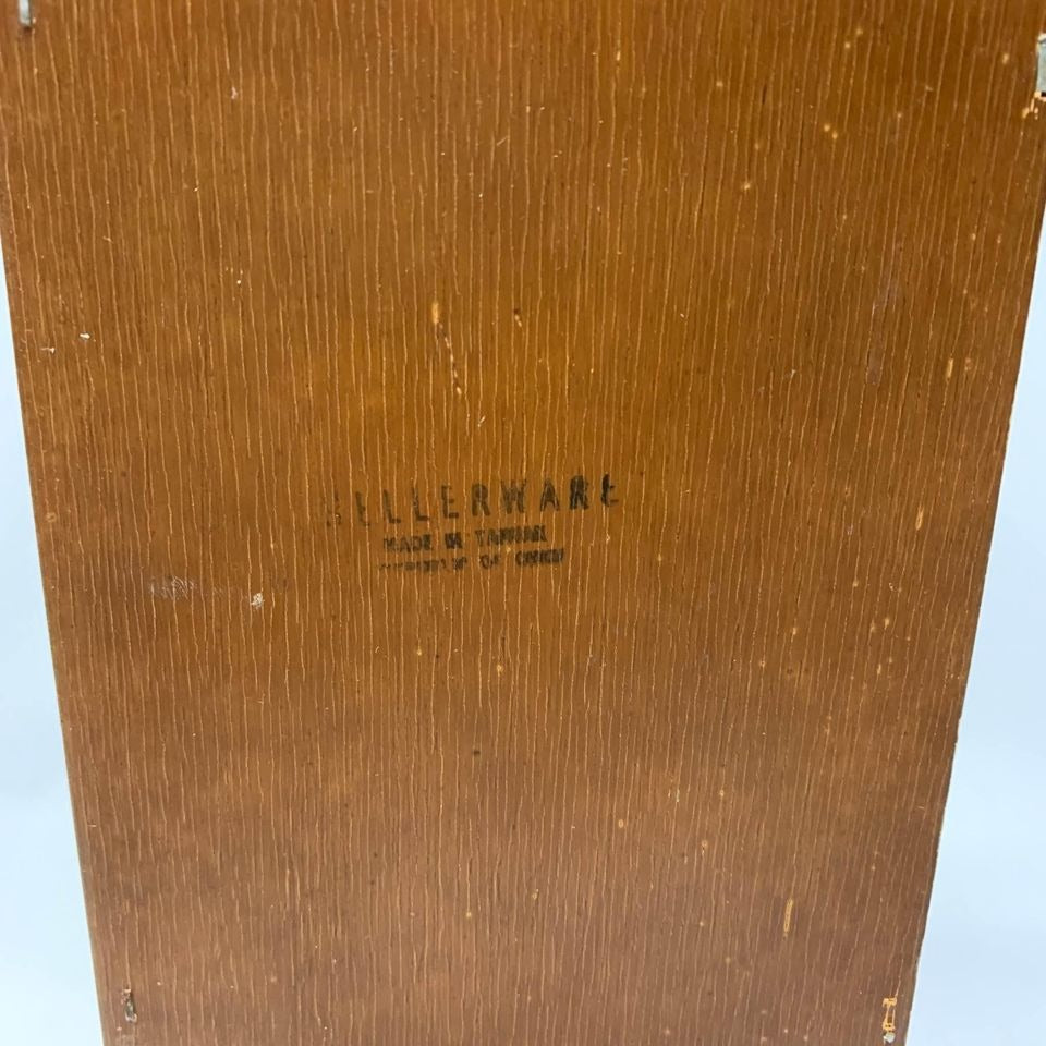 Vintage Hellerware Letter Bill Misc Mail Sorter Wooden Wood