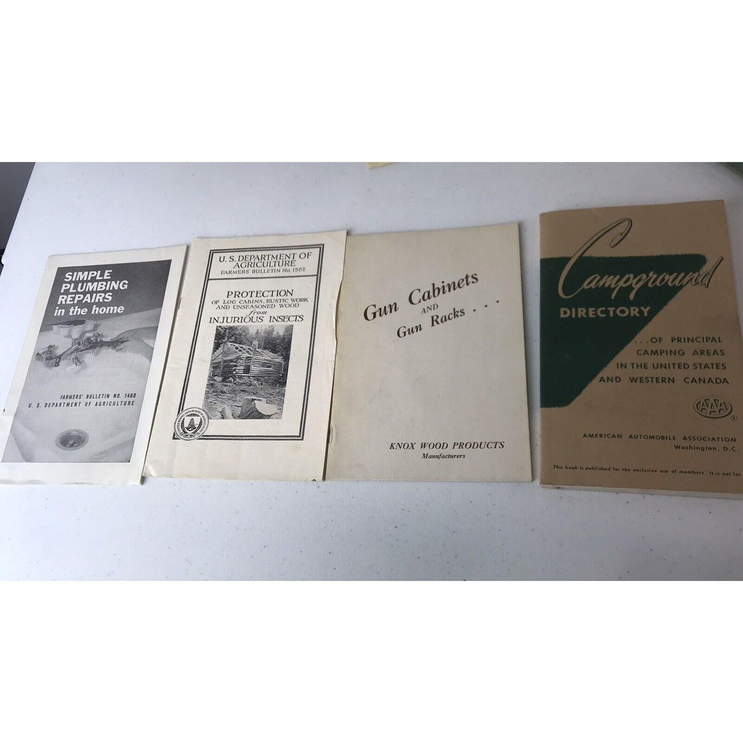 Lot Vintage Wisconsin Literature, Maps, Brochures AAA Directory & Other Ephemera