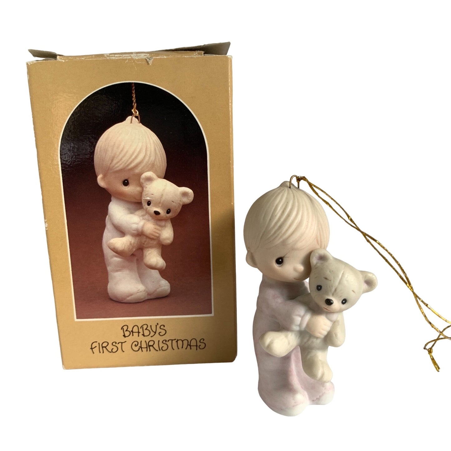 Precious Moments E-5631 Baby's First Christmas Figurine IN BOX