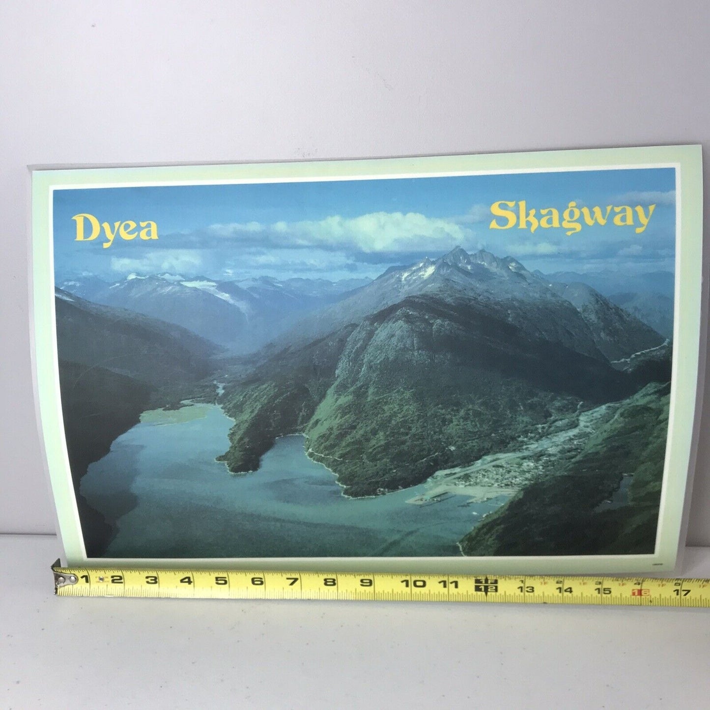 Vintage Dyea Skagway Alaska Placemat 2-Sided Laminated & Washable