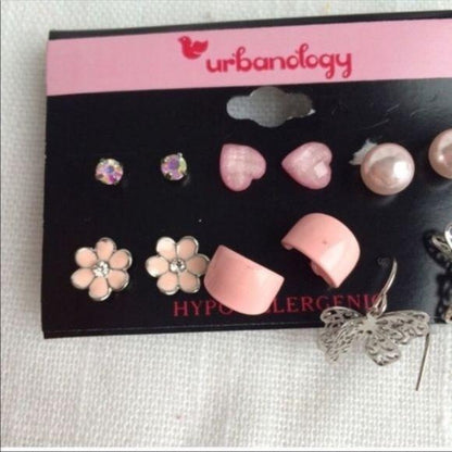 Urbanology New Pink Earrings Set