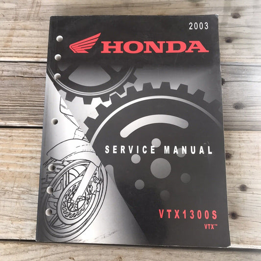 Honda OEM Motorcycle Service Manual 61MEA020 VTX1300S VTX 2003
