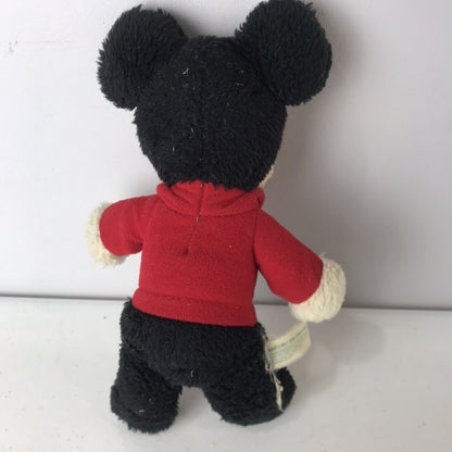 Vintage Walt Disney Productions Knickerbocker Mickey Mouse Plush Toy Stuffed
